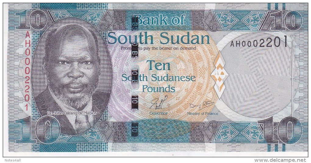 SOUTH SUDAN 10 POUND 2011 P-7  UNC */* - Zuid-Soedan