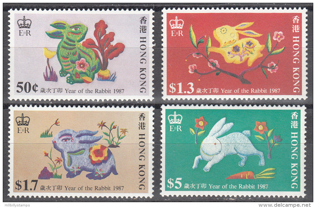 Hong Kong   Scott No. 482-85    Mnh     Year  1987 - Neufs