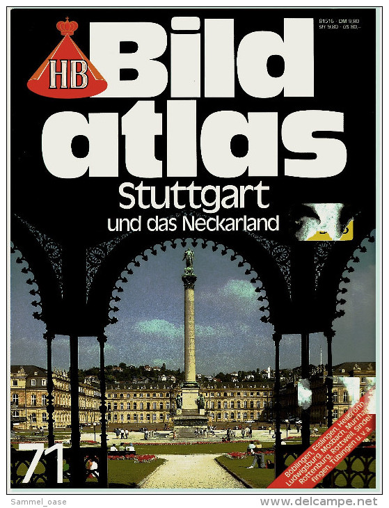 HB Bild-Atlas Bildband  -  Stuttgart Und Das Neckartal  -  Von Ludwigsburg In Den Schwäbischen Wald - Voyage & Divertissement