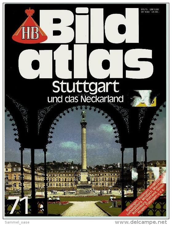 HB Bild-Atlas Bildband  -  Stuttgart Und Das Neckartal  -  Von Ludwigsburg In Den Schwäbischen Wald - Travel & Entertainment