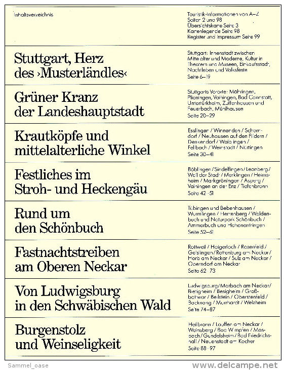 HB Bild-Atlas Bildband  -  Stuttgart Und Das Neckartal  -  Von Ludwigsburg In Den Schwäbischen Wald - Viaggi & Divertimenti