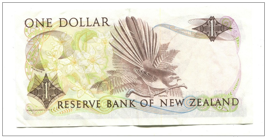 New Zealand One Dollar Banknote - New Zealand