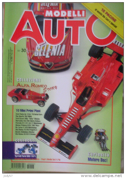 MODELLI AUTO - N.30 - SETTEMBRE/OTTOBRE 1998 - Riviste