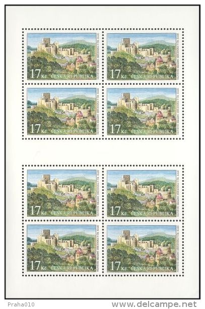 Czech Rep. / Stamps (2015) 0851 PL: The Largest Castle Ruin In The Czech Republic - Rabi; Painter: Adolf Absolon - Unused Stamps