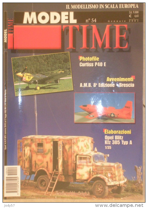 MODEL TIME - N.54 - GENNAIO 2001 - BENELLI M36 - Zeitschriften