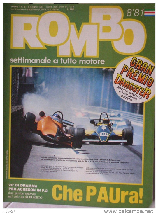 ROMBO - N.8 - 1981 - GP PAU F2 - Moteurs