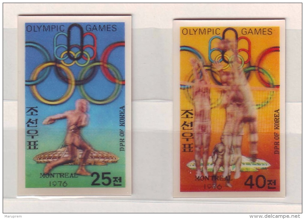 Korea (Asia)-1976 Montreal Olympic Games Plastic Stamps #T69 - Summer 1976: Montreal