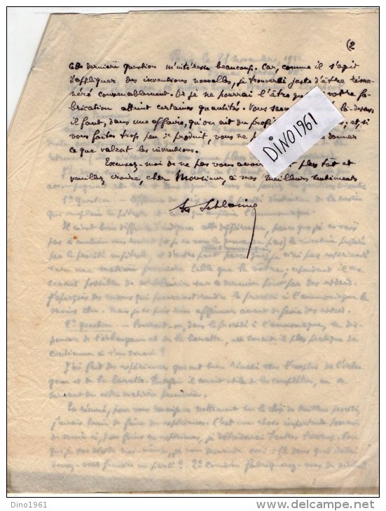 VP3671 - Tabac - Lettres De Mr Rob GREEN De LIVERPOOL Pour Mr Th. SCHLOESING à PARIS - Documentos