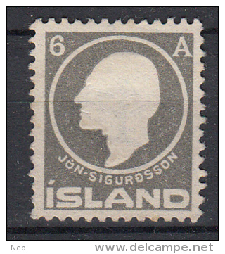 IJSLAND - Michel - 1911 - Nr 6A (Wz 2) - (*) - Neufs