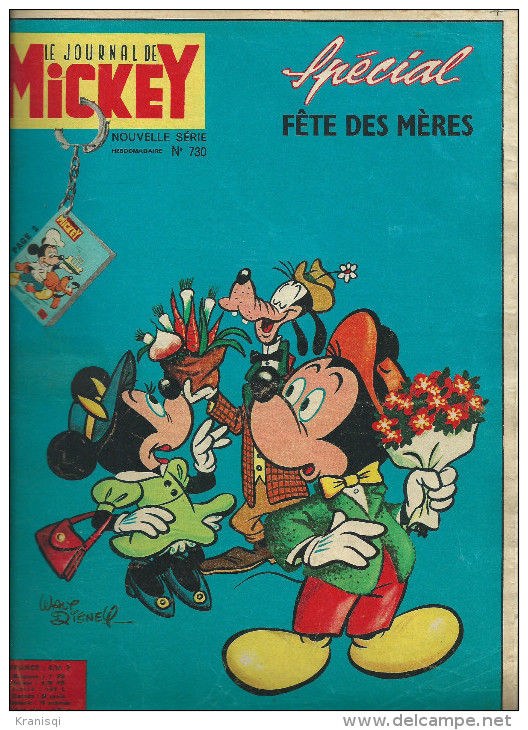 Lot De  2  No ,du Journal De Mickey De 1966 - Wholesale, Bulk Lots