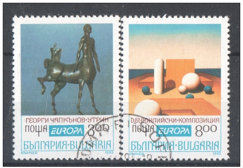 58-224 // BG -1993  EUROPA    Mi 4047/48 O - Usati