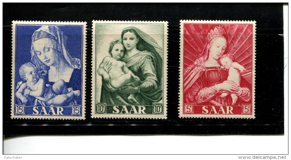 Saar POSTFRIS MINT NEVER HINGED POSTFRISCH EINWANDFREI NEUF SANS CHARNIERE YVERT 331 332 333 - Unused Stamps