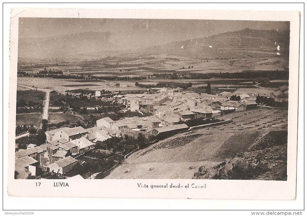 Espagne - Espana - Gerona - Llivia Vista General Desde El Castell , 1936 - 2scan - Gerona