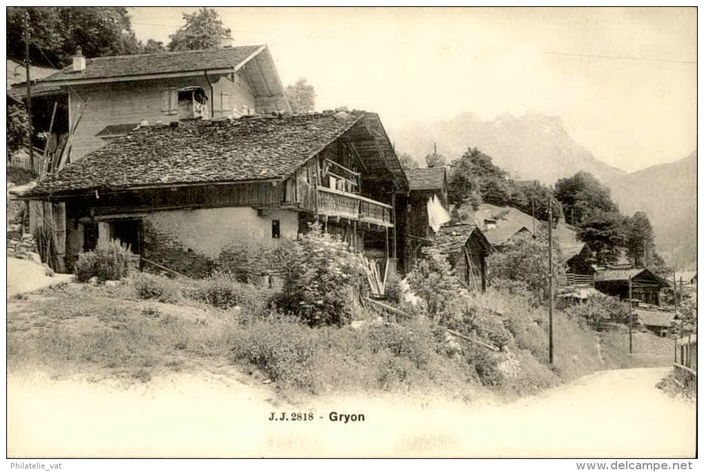 SUISSE - Gryon (Canton De Vaud) - A Voir - P 11244 - Gryon