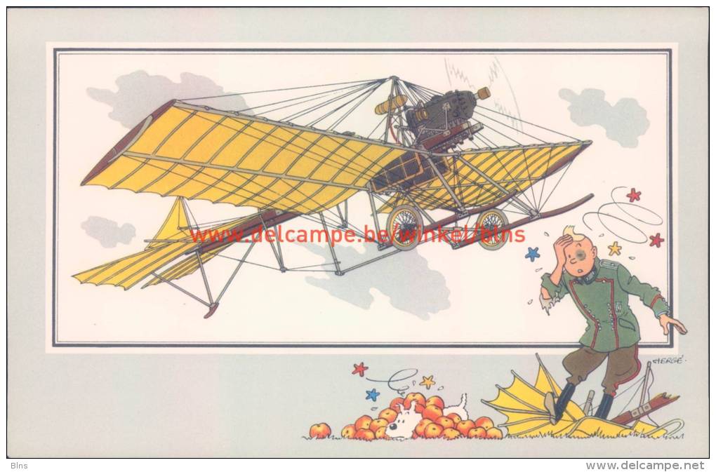 Eendekker Fokker 1910 Prent Kuifje Zien En Weten - Tintin