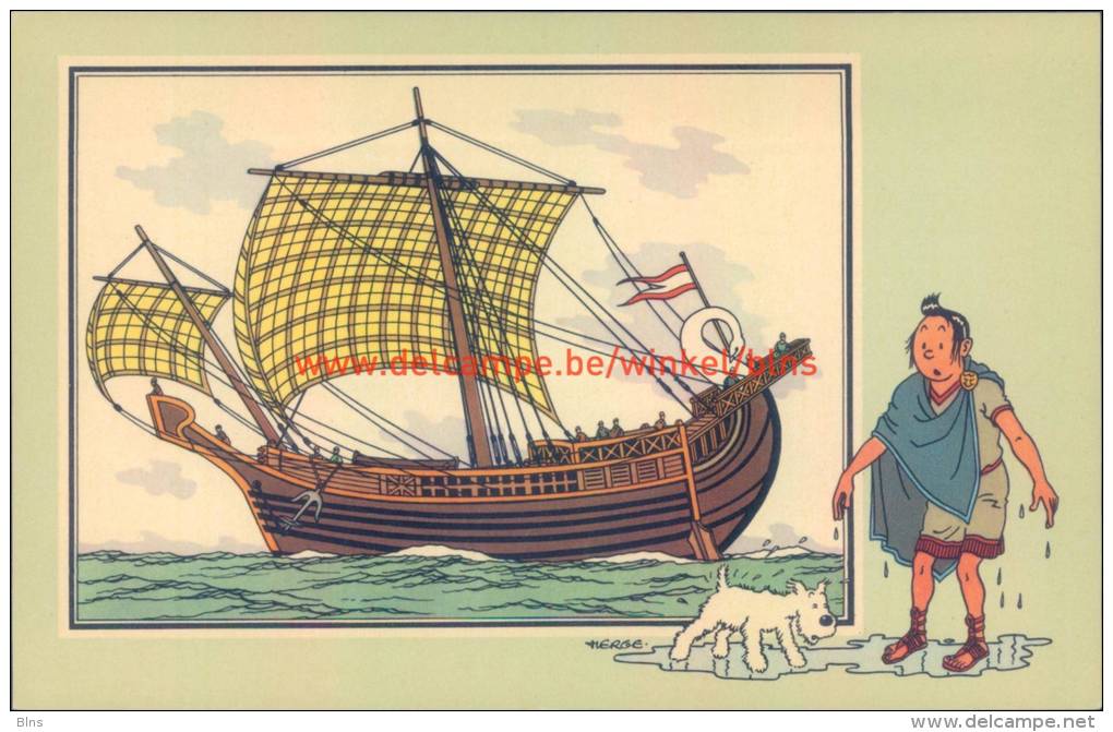 Schip Heilige Paulus Prent Kuifje Zien En Weten - Tintin