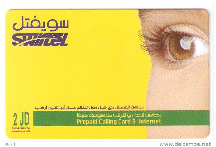 Jordan-SWIFTEL Prepaid And Internet Card, 2 Dinar,sample - Jordanie