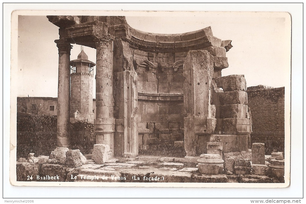 Liban : Baalbek - Le Temple De Vénus La Façade 1938 - Libanon