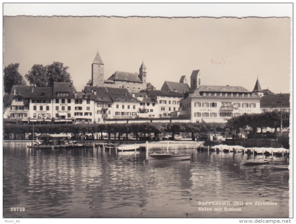 SUISSE - Switzerland -  Rapperswil Am Zürichsee Hafen Mit Schloss - Rapperswil