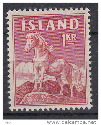 IJSLAND - Michel - 1960 - Nr 342 - MH* - Unused Stamps