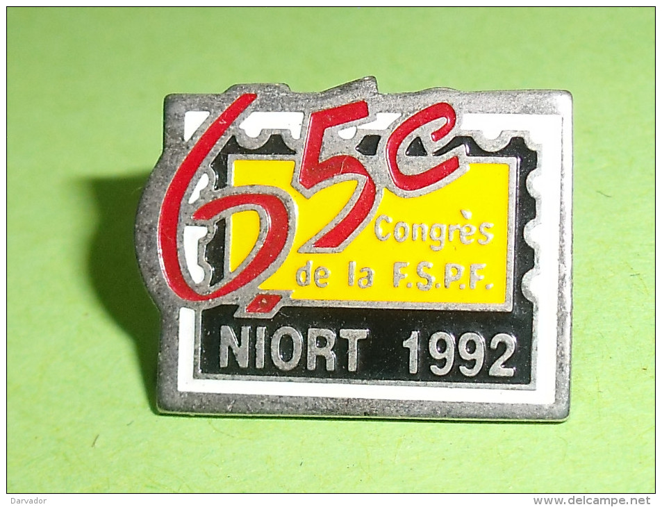 Pin's / Associations : Congrès De La FSPF Niort 1992     TB1(4a) - Associations