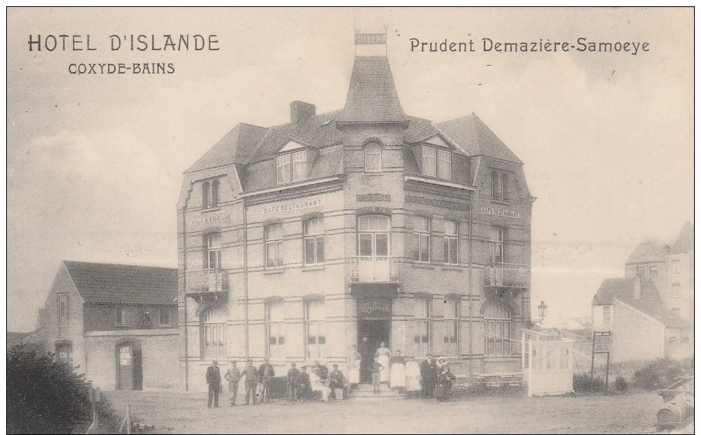 Koksijde   (Coxyde-bains)  ,hotel D'Islande ,Prudent Demazière-Samoeye - Koksijde