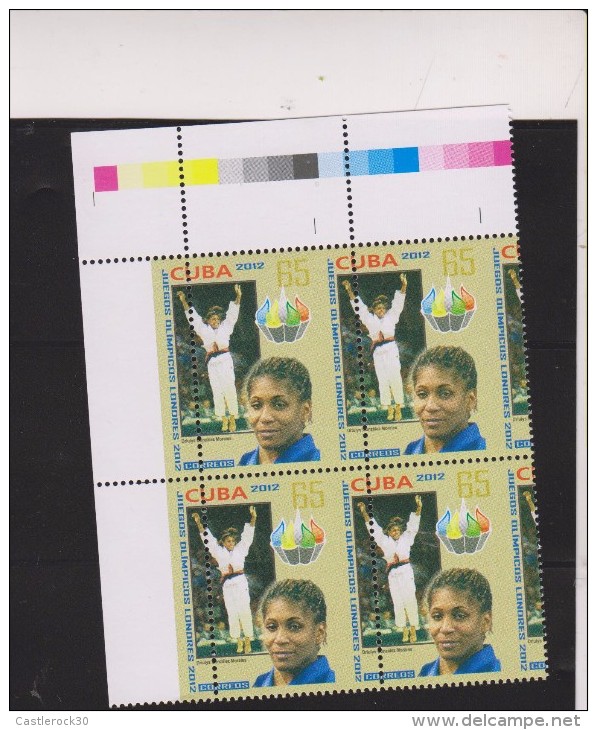 O) 2012 CUBA-CARIBE, ERROR PERFORATED, GOLD MEDAL IN YUDO DRIULIS GONZALEZ, LONDON OLYMPICS, WE WILL SUPPLY ANY POSITION - Imperforates, Proofs & Errors