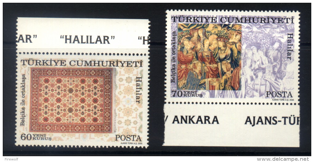 A07 - Turkey - 2005 - Mnh - Carpets Tapestries - Textile