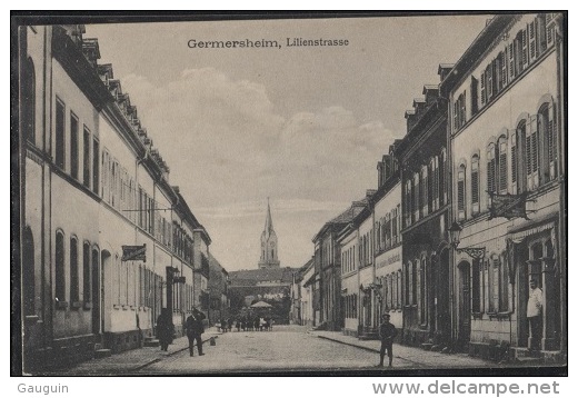 CPA - GERMERSHEIM - LILIENSTRASSE - Edition Gebr.Metz - Germersheim