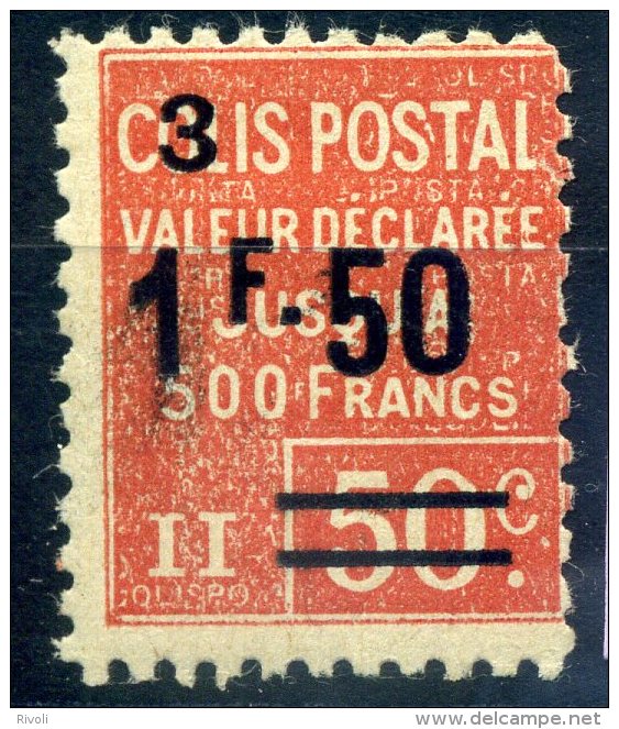 FRANCE COLIS POSTAUX 1926 N° YVERT N° 62  DENTELE NEUF AVEC TRACE DE CHARNIERE - Nuevos