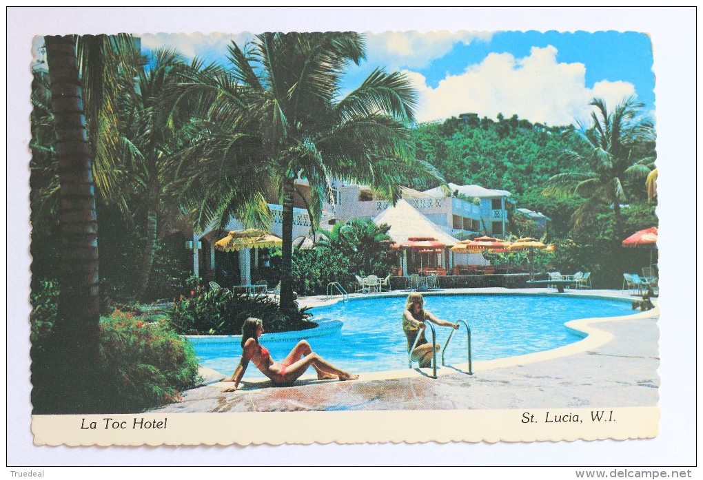 La Toc Hotel, St. Lucia, West Indies, 1976, With Nice Stamps - Saint Lucia