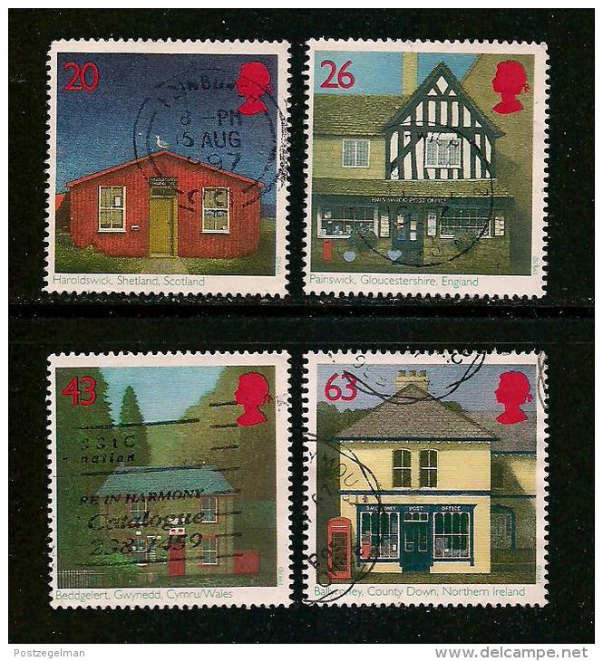 UK, 1997, Cancelled Stamp(s) , Sub Post Offices,  1705-1708  #14607 - Used Stamps
