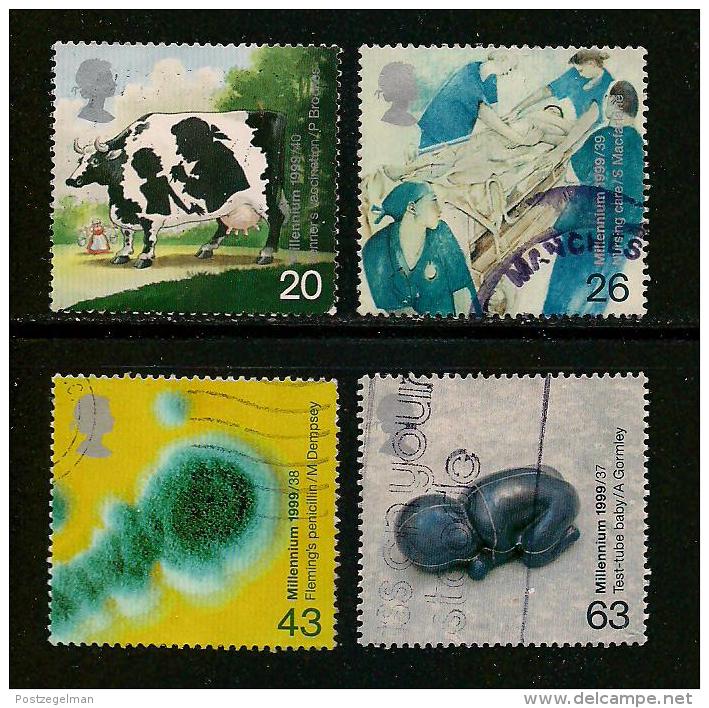 UK, 1999, Cancelled Stamp(s) , Millenium Series The Patients,  1787-1792, #14622 - Used Stamps