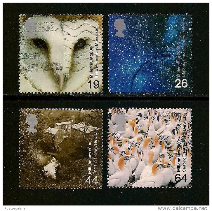 UK, 2000, Cancelled Stamp(s) , Millenium Series The Projects 1,  Sg1438-1441, #14632 - Used Stamps