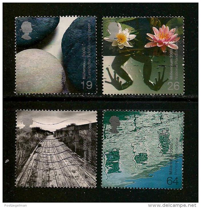 UK, 2000, Cancelled Stamp(s) , Millenium Series The Projects 3,  Sg1447-1450, #14634 - Used Stamps