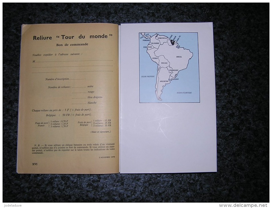 TOUR DU MONDE Surinam Amérique du Sud Vignettes Revue Pays Géographie