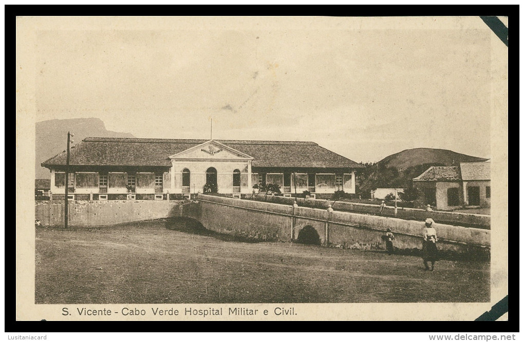 SÃO VICENTE - HOSPITAIS - Hospital Militar E Civil (Ed. Pavilhão Africano) Carte Postale - Cape Verde
