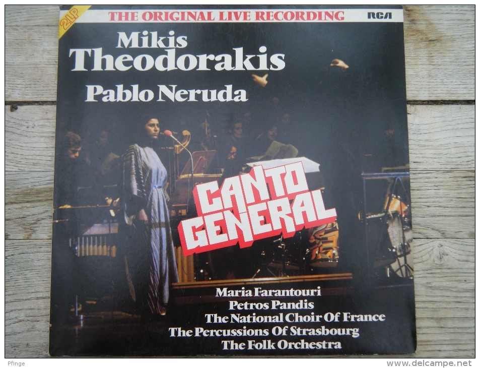 Mikis Thedorakis - Pablo Neruda - Canto General ( 2 Disques) - Other & Unclassified