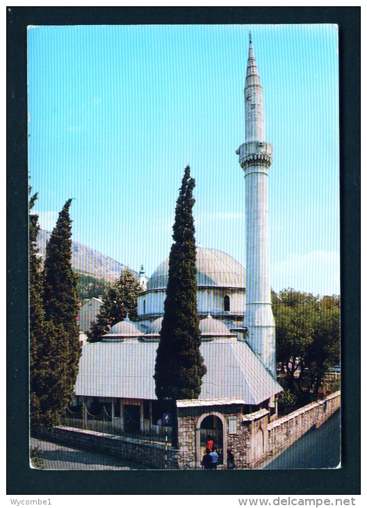 BOSNIA AND HERZOGOVINA  -  Mostar  Mosque  Unused Postcard - Bosnia And Herzegovina