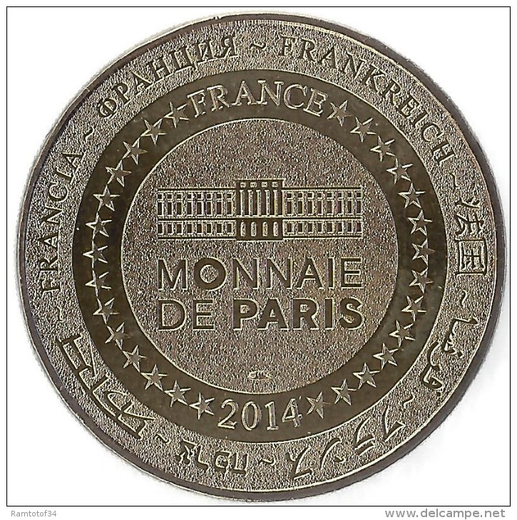 2014 MDP452 - SAINT-VICTURNIEN - Une Médaille Pour La Paix (or)/ MONNAIE DE PARIS - 2014