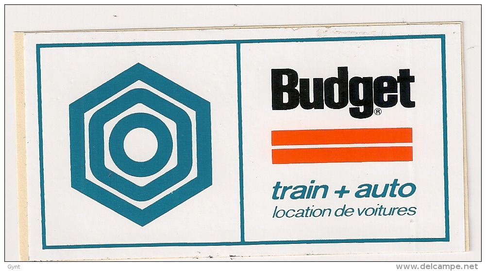 AUTOCOLLANTS BUDGET TRAIN ET AUTO - Autocollants