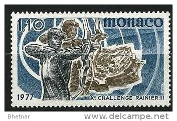 Monaco YT 1095 " Tir à L'arc " 1977 Neuf** - Neufs