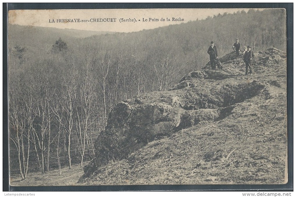 CPA 72 - La Fresnaye-sur-Chedouet, Le Puits De La Roche - La Fresnaye Sur Chédouet