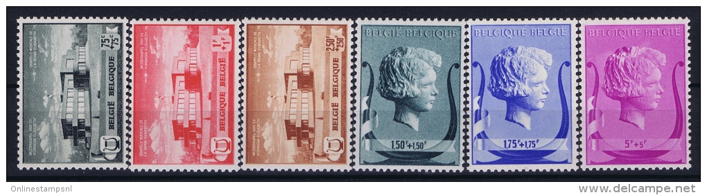 Belgium: OBP 532 - 537 MNH/**/postfrisch/neuf   Mi 529 - 534 1940 - Ongebruikt