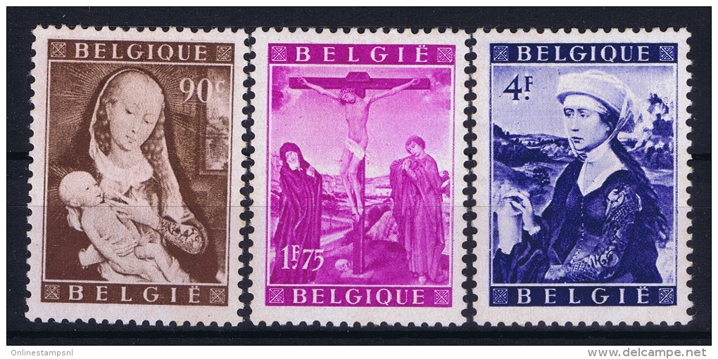 Belgium: OBP  795 - 797  MH/* Mi 838 - 840  1949 - Unused Stamps