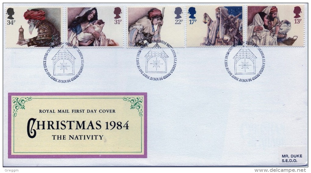 Great Britain First  Day Cover To Commemorate The Christmas 1984. - 1981-1990 Decimal Issues