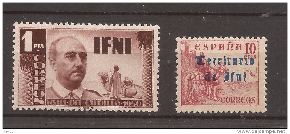 1951 Y 1948 Ifni Colonia Española Edifil 74** Y 40** MNH - Ifni