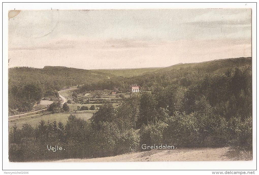 Danemark - Vejle Greisdalen 1906 Timbre Danmark 10 Ore - Danemark