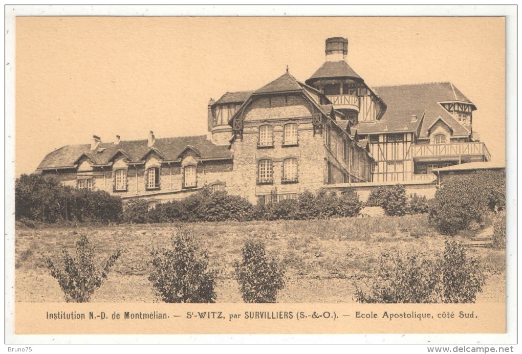 95 - SAINT-WITZ Par Survilliers - Institution N.-D. De Montmelian - Ecole Apostolique, Côté Sud - Saint-Witz