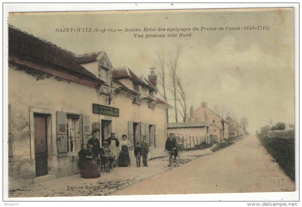 95 - SAINT-WITZ - Ancien Relais Des équipages Du Prince De Condé - Vue Générale Côté Nord - Edition Gaudet - 1910 - Saint-Witz